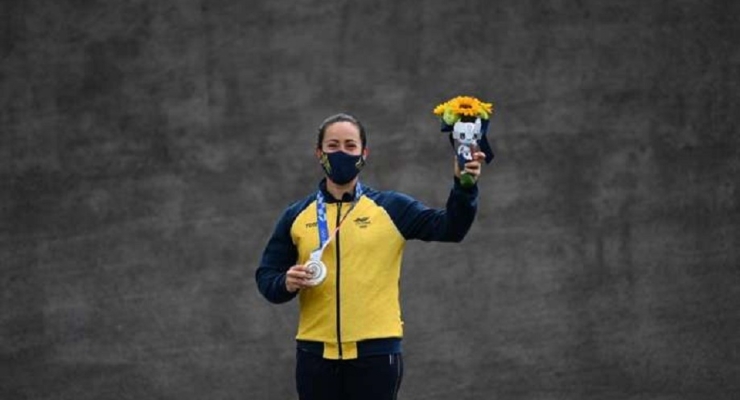 Colombia alcanza medalla de plata y de bronce en BMX en los Juegos Olímpicos Tokio 2020