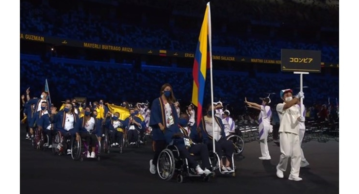 Colombia inicia su participación en los Juegos Paralímpicos de Tokio 