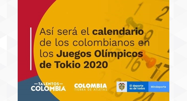 Calendario completo para seguir el talento colombiano en Tokio 