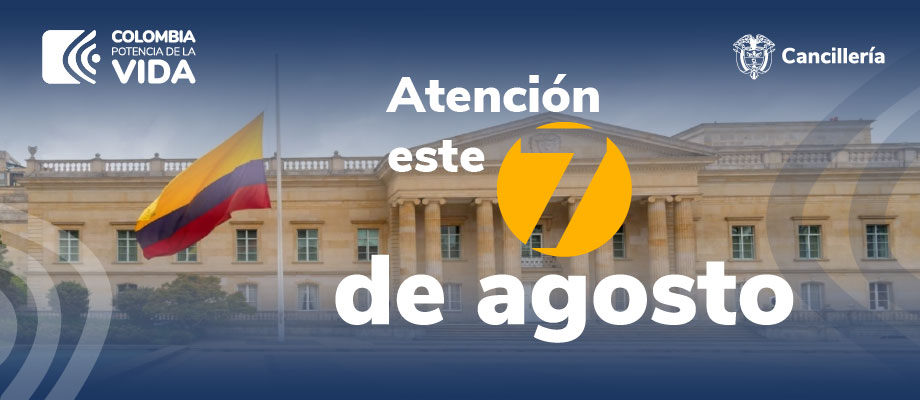 Embajadas y consulados de Colombia no tendrán atención al público el 7 de agosto de 2023 con ocasión del Día de la Batalla de Boyacá