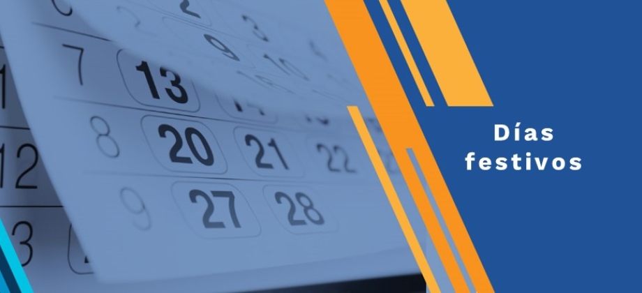 Embajada de Colombia en Japón y su Sección Consular estarán cerradas y no tendrán atención al público el próximo 7 y 8 de agosto