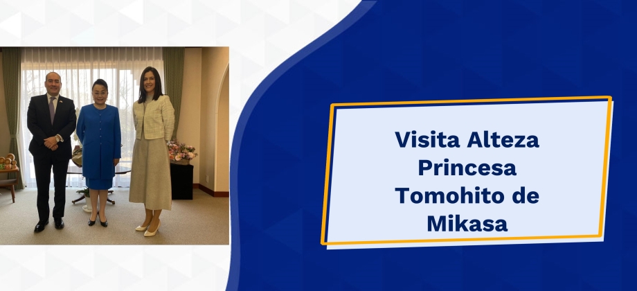 Visita Alteza Princesa Tomohito de Mikasa