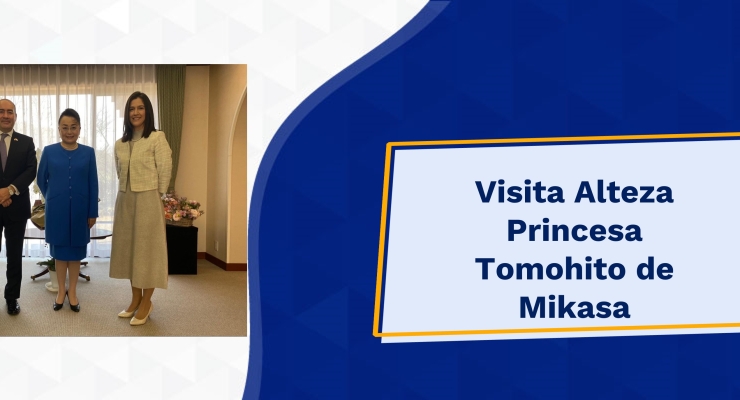 Visita Alteza Princesa Tomohito de Mikasa